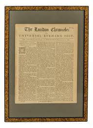 Sold at Auction: 17th and 18th Century Antique Newspaper Clippings