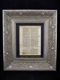 1625 KING JAMES BIBLE FRAMED LEAF BOOK OF RUTH TITLE PAGE – 316 Antique Bibles