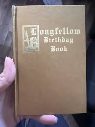 Vintage Longfellow Birthday Book-new Without Box | eBay