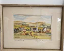 Gorgeous Original SIGNED Watercolor Painting by W. R. ...