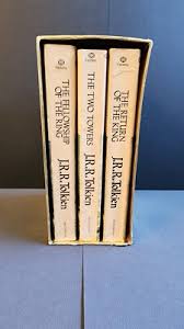 The Lord Of The Rings Gold Foil Box Set 4 Titles JRR Tolkien ...