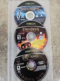 Lord of the Rings Xbox The 2 towers The 3rd Age Fellowship ...