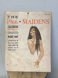 VINTAGE RARE 1966 MATURE ADULT CALENDAR THE MAIDENS COMPLETE ...
