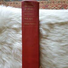 Harvard Dictionary of Music : Second Edition, Revised and Enlarged by Willi Apel (1969, Hardcover) for sale online | eBay