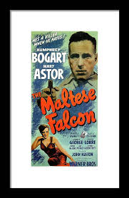The Maltese Falcon'' movie poster 1941 Framed Print by Retro Movie Posters - Pixels Merch