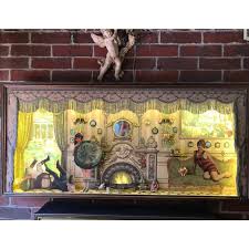 Michal NegrinLimited Edition 3D Victorian Fireplace Shadow Box
