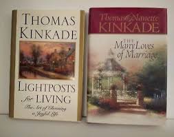 Used Thomas Kinkade 2 HC Book Lot. Lightposts for Living ...