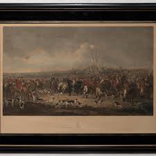 The Bedale Hunt - W.H. Simmons Engraving, 1842 For Sale at ...
