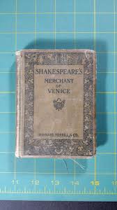Shakespeare's Merchant of Venice Book-Copyright 1899 by Maynard, Merrill, & Co. | eBay