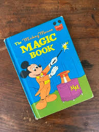 The Mickey Mouse Magic Book Disney's Wonderful World of Reading 1974 Children's Picture Book - Etsy India