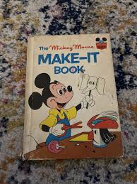 Vintage Disney 1974 THE MICKEY MOUSE MAKE IT BOOK Hardcover ...