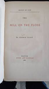 George Eliot rare 1st edition antique book Mill on the Floss ...