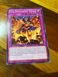 The Monarchs Erupt SR01-EN038 1st Edition Common PL + BONUS ...