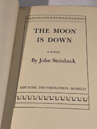 1942 hardcover first edition, John Steinbeck, The Moon is Down | eBay