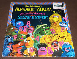 CAROLL SPINNEY SIGNED THE MUPPET ALPHABET ALBUM BIG BIRD ...