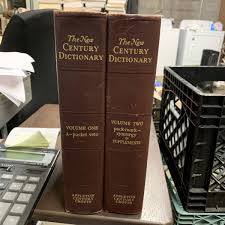 The New Century Dictionary 1953 Vintage Book Set, 2 Volume ...