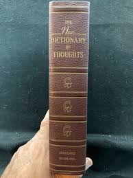 The New Dictionary Of Thoughts (Hardcover, 1960) Compiled by ...