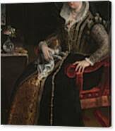 Portrait of Costanza Alidosi Metal Print by Lavinia Fontana ...