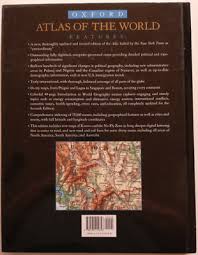 OXFORD ATLAS OF THE WORLD - 7th Edition - 1999 hc/dj - gorgeous large book! 9780195215656| eBay