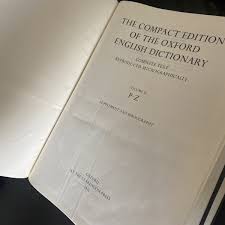 Compact Edition of the Oxford English Dictionary OED 1971, 2 ...
