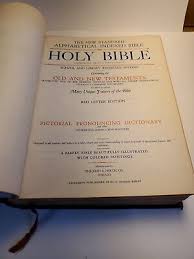 Holy Bible King James Version Hertel Illustrated 1951 Red ...