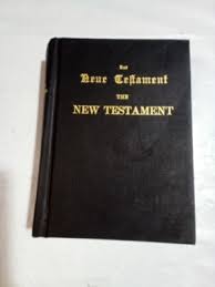 New Testament in German and English - Hardcover | eBay