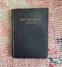 Vintage 1924 New Testament Bible - Hardcover - Illustrated ...