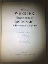 The New Websters Encyclopedic Dictionary of the English ...