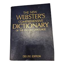 1980s Leatherette Covered Websters Deluxe Edition Dictionary ...