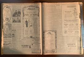 March 26th 26 1922 Section 3 100 Year Old Newspaper Vintage ...