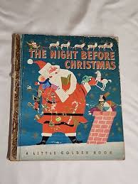 Vintage The Night Before Christmas A Little Golden Book 1949 ...