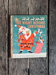 Vintage the Night Before Christmas Little Golden Book - Etsy