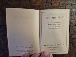 Vintage 1906 Gift Suggestions Booklet; Advertising for ...