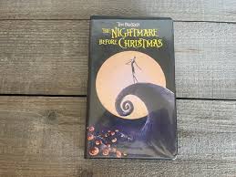 Tim Burton's the Nightmare Before Christmas // Vintage VHS Movie // Walt Disney - Etsy Israel