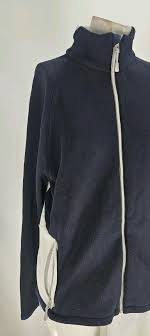 Zegna Sport Men's Jacket Extra Large Navy Blue White Full Zip Polyester Track | eBay