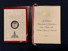 1976 Official Bicentennial Day Commemorative Silver Medal ...