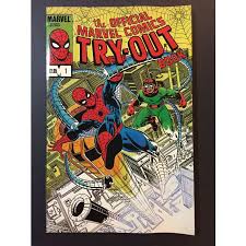 Official Marvel Comics Try-Out Book, Very Nice Condition on ...