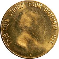 Undated 1860 Stephen Douglas Campaign Medal Restrike (03338 ...