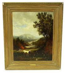 Lot - William Howard Hart (American, 1863-1937), oil on ...