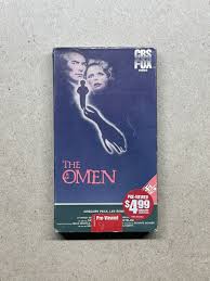 HORROR The Omen VHS 1984 CBS Fox Gregory Peck Movie w ...