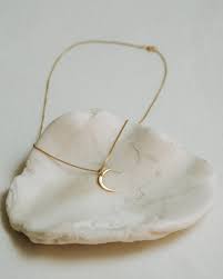 Crescent Moon Necklace Gold | #1 in Pendant Necklaces ...