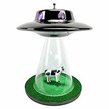 The Original Alien Abduction Lamp - Cow UFO Flying Saucer ...