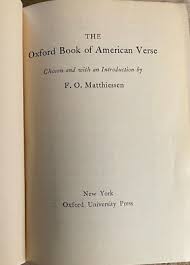 The Oxford Book of American Verse 1950 | eBay