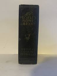 The People's Home Library Medical Cooking Veterinary 1919 ...
