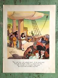 "Tick! tick! tick!" Illustration by Roy Best from "The Peter Pan ...