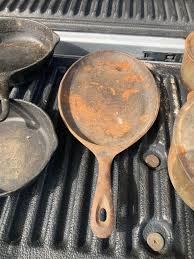 Alll Old Cast Iron Pots And Pans $150 For All for Sale in ...