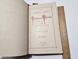 1879 Poetical Works of Thomas Moore With the Life of the Author - Etsy