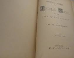 The Poetical Works of Thomas Moore With the Life of the Author by JNO Francis Waller (illustrated) P. F. Collier (1880-1884) - Etsy