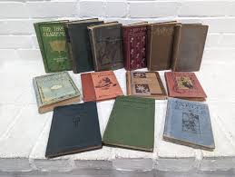 13 Antique Books // Lot of Antique Hardcover Books, Shelf Fillers, Wedding Centerpieces Ornate Embossed Spines 1800's Early 1900's Victorian - Etsy