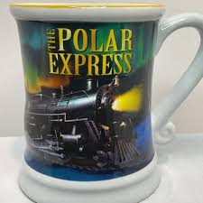 Polar Express Mug. Hot Chocolate, Coffee, Tea. 3D Raised Train. Dishwasher Saf | eBay